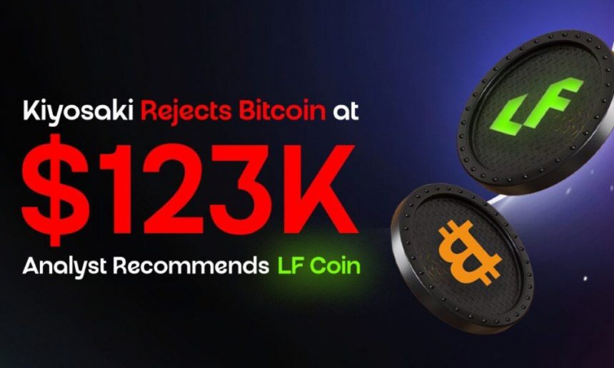 kiyosaki-rejects-bitcoin-at-$123k,-analyst-recommends-lf-coin